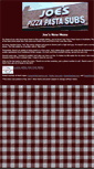 Mobile Screenshot of joespizzapastasubs.com